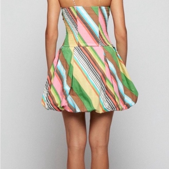 Anthropologie NEW S/W/F Colorful Striped Mini Dress - Picture 2 of 6